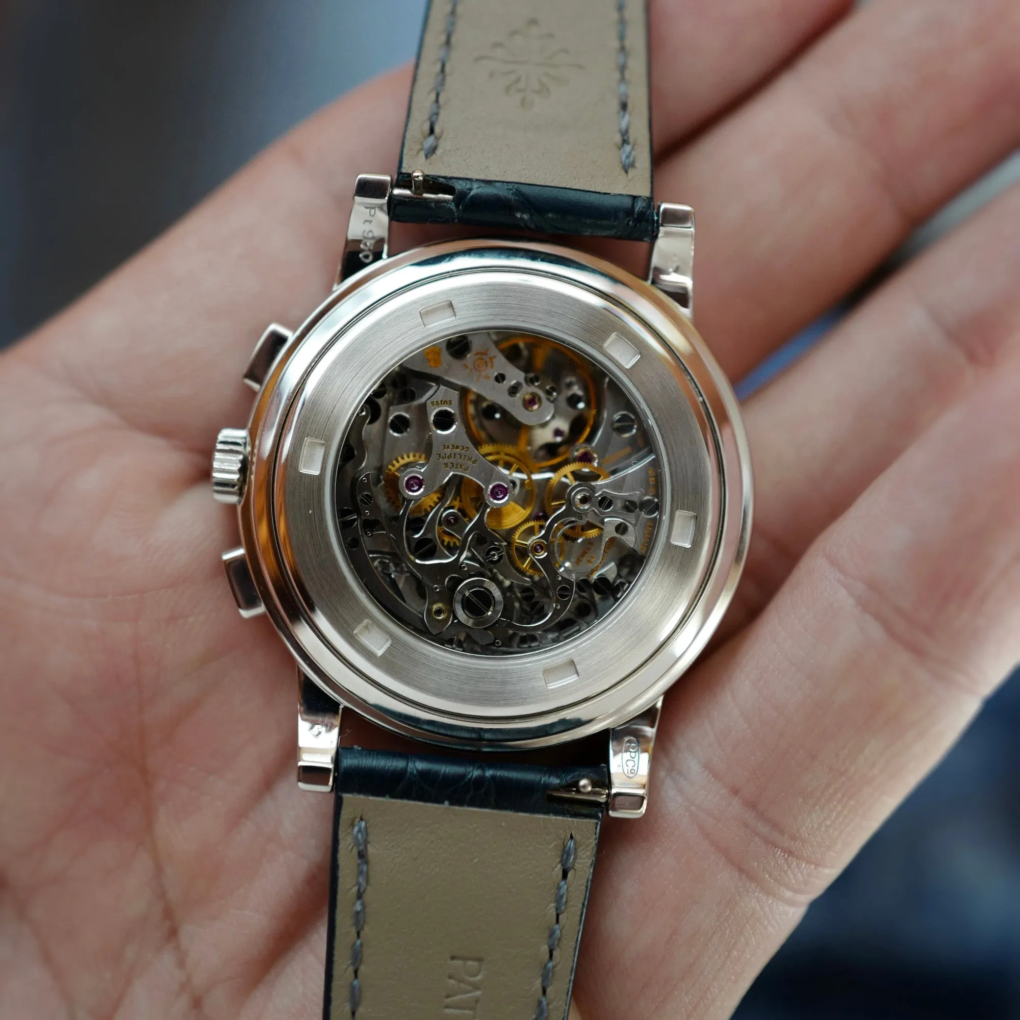 Patek Philippe Platinum Chronograph Watch Ref. 5070P