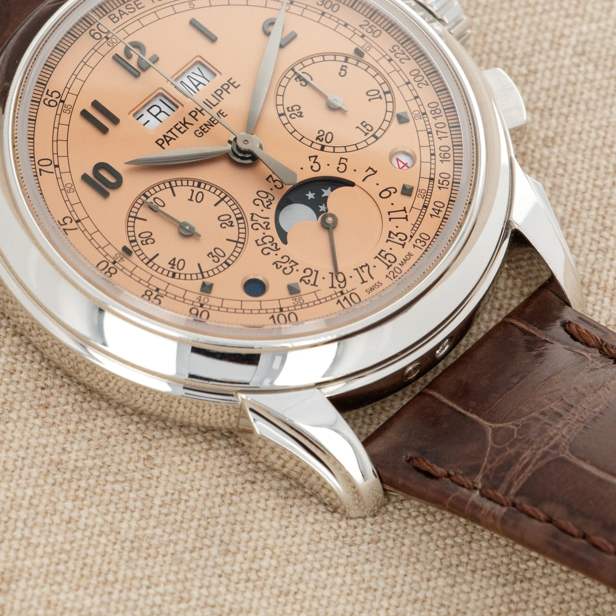 Patek Philippe Platinum Perpetual Calendar Chrono Watch Ref. 5270