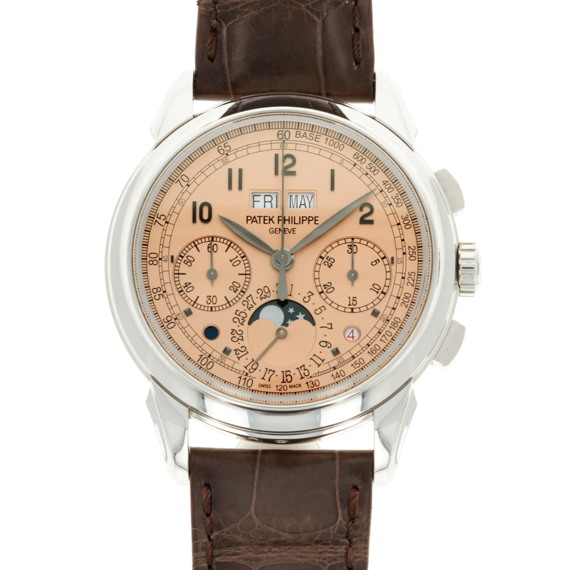 Patek Philippe Platinum Perpetual Calendar Chrono Watch Ref. 5270