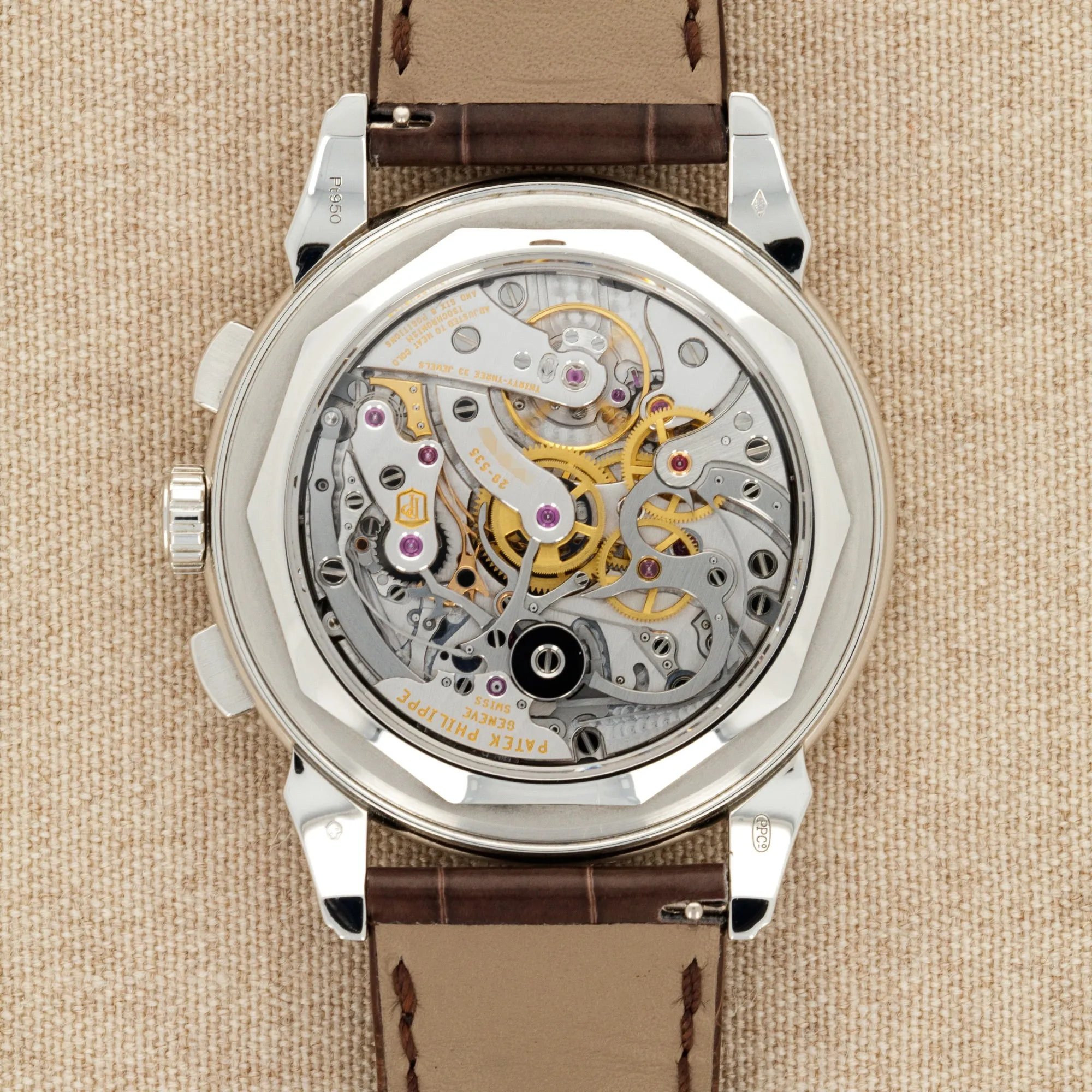Patek Philippe Platinum Perpetual Calendar Chrono Watch Ref. 5270