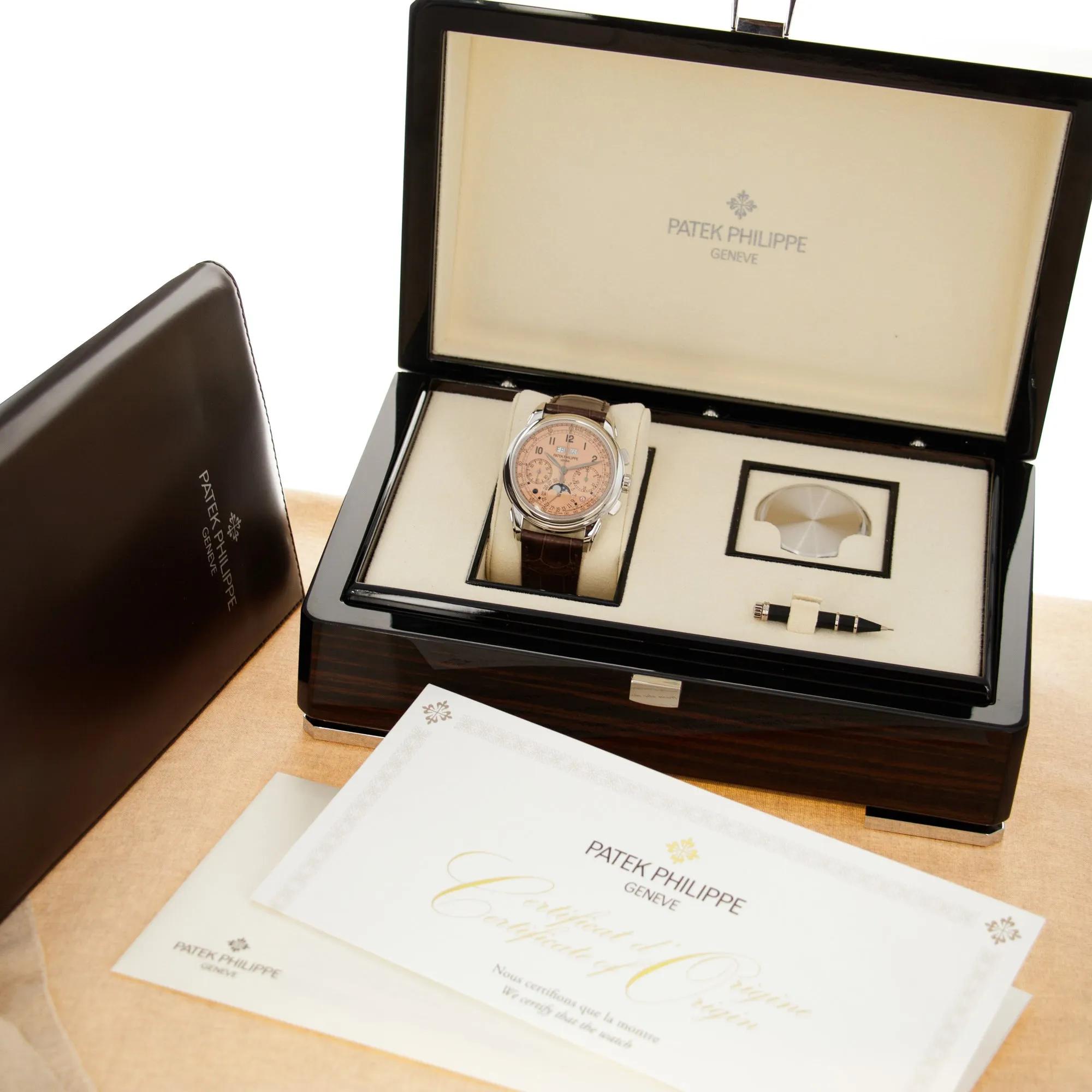 Patek Philippe Platinum Perpetual Calendar Chrono Watch Ref. 5270