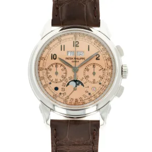Patek Philippe Platinum Perpetual Calendar Chrono Watch Ref. 5270