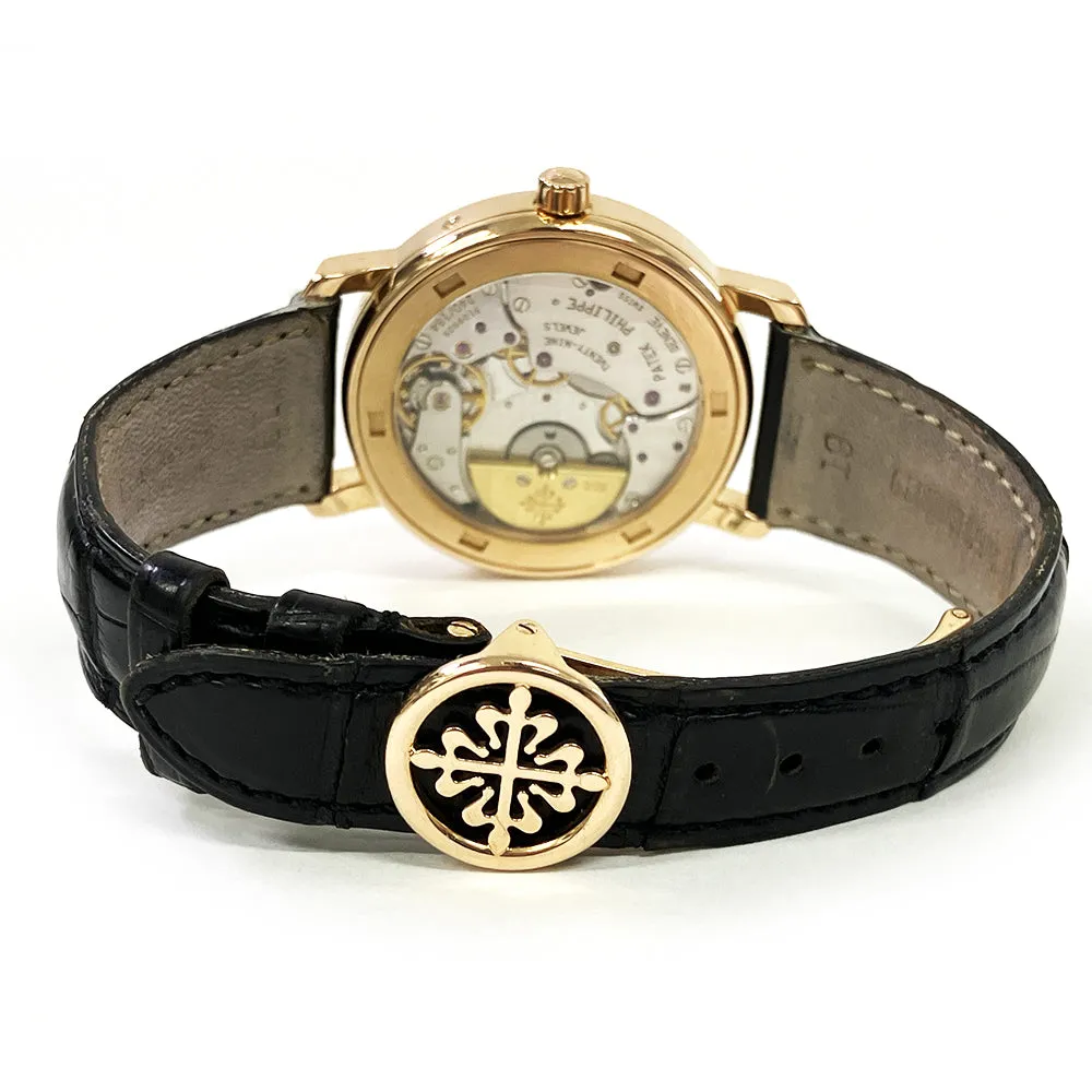 Patek Philippe Power Reserve Moon Phases 5055R-001 Rose Dial Nov 1999