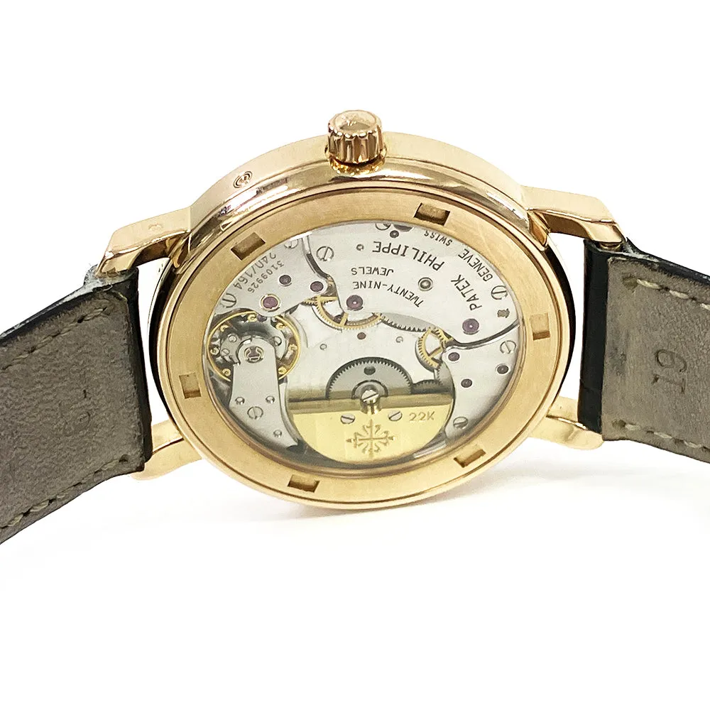Patek Philippe Power Reserve Moon Phases 5055R-001 Rose Dial Nov 1999