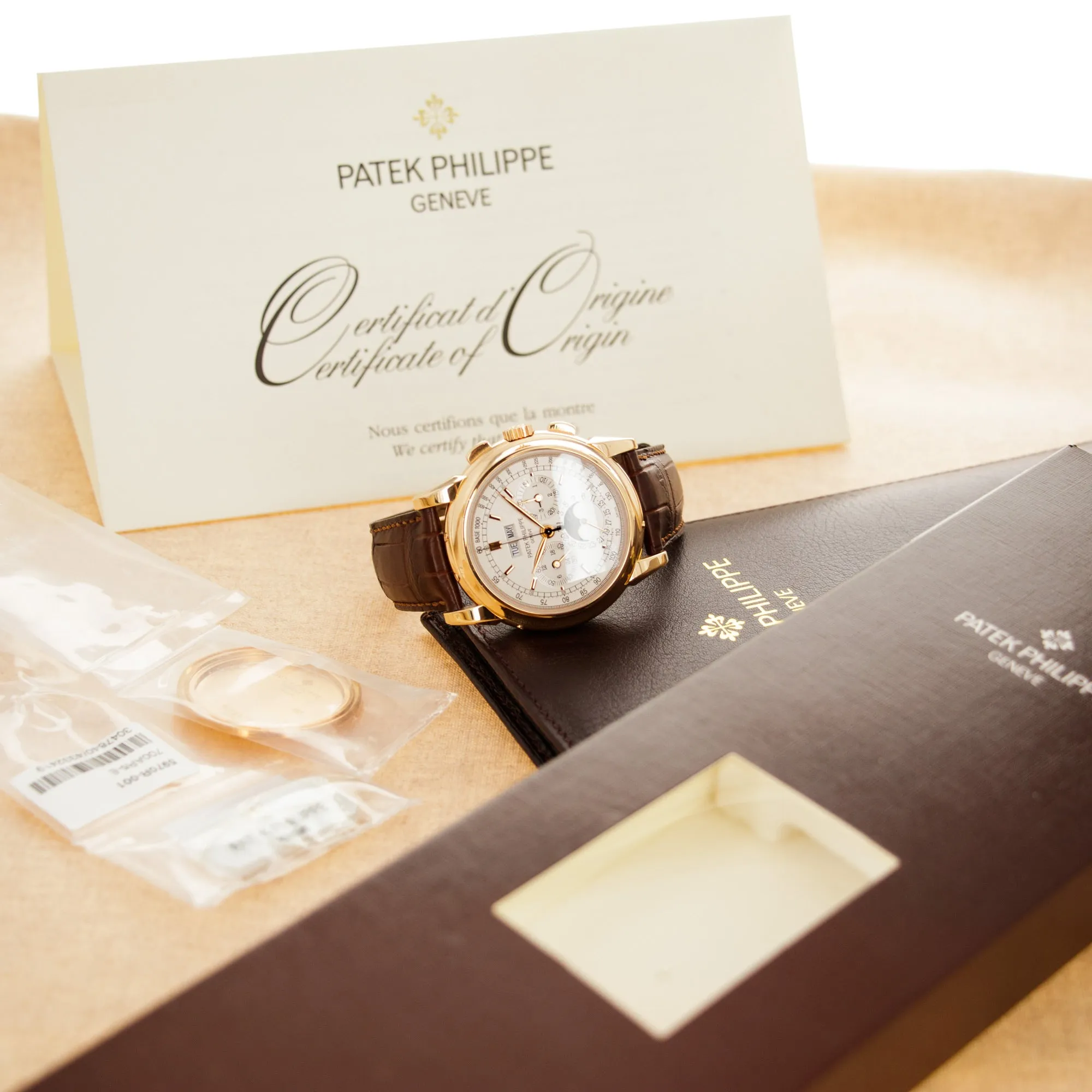 Patek Philippe Rose Gold Perpetual Calendar Watch Ref. 5970