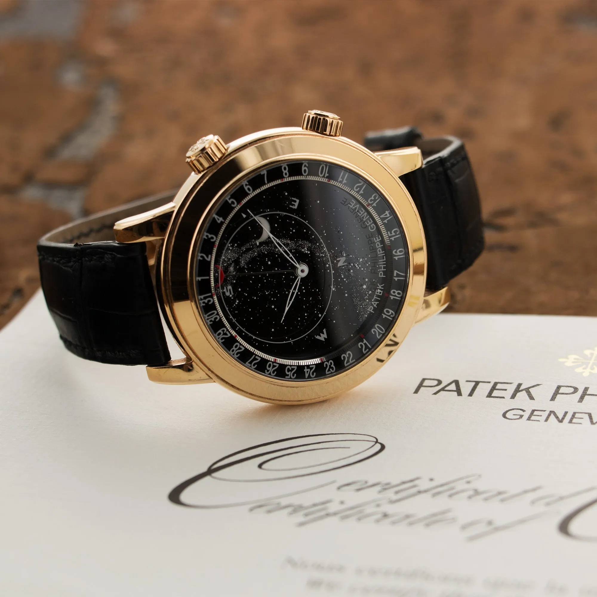 Patek Philippe Rose Gold Sky Moon Celestial Watch Ref. 6102