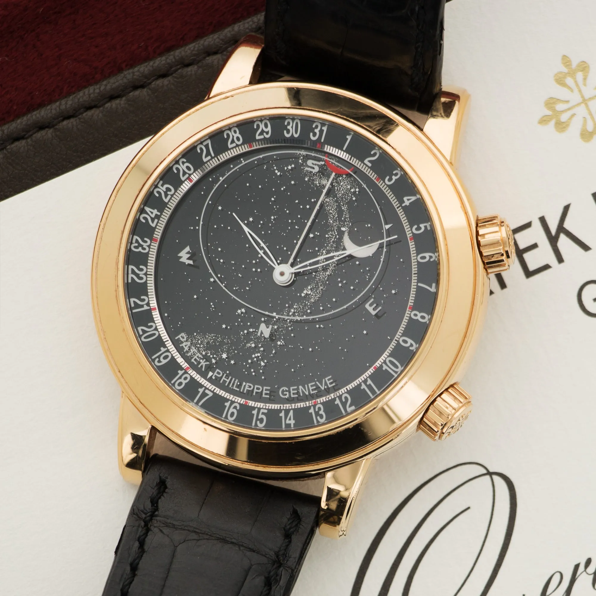 Patek Philippe Rose Gold Sky Moon Celestial Watch Ref. 6102