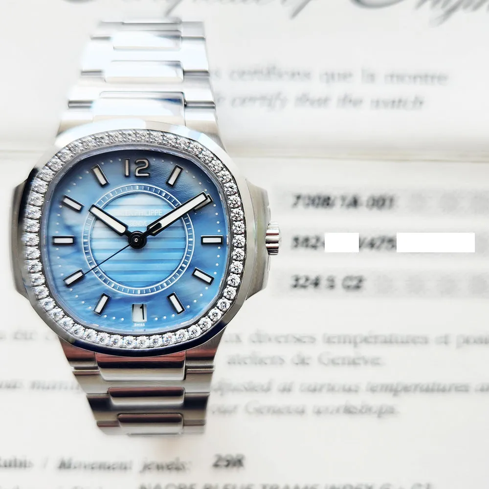Patek Philippe Twenty~4 7008/1A-001 Mother of Pearl Dial Apr 2014