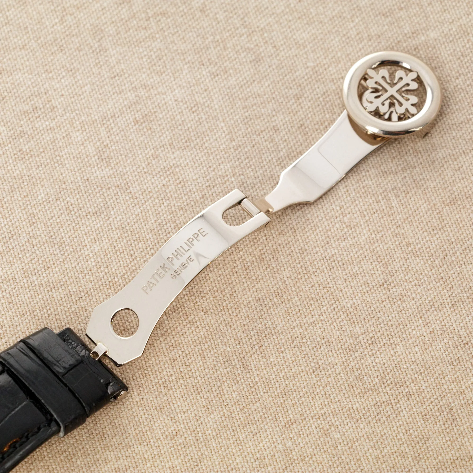 Patek Philippe White Gold Perpetual Calendar Chronograph Watch Ref. 5970