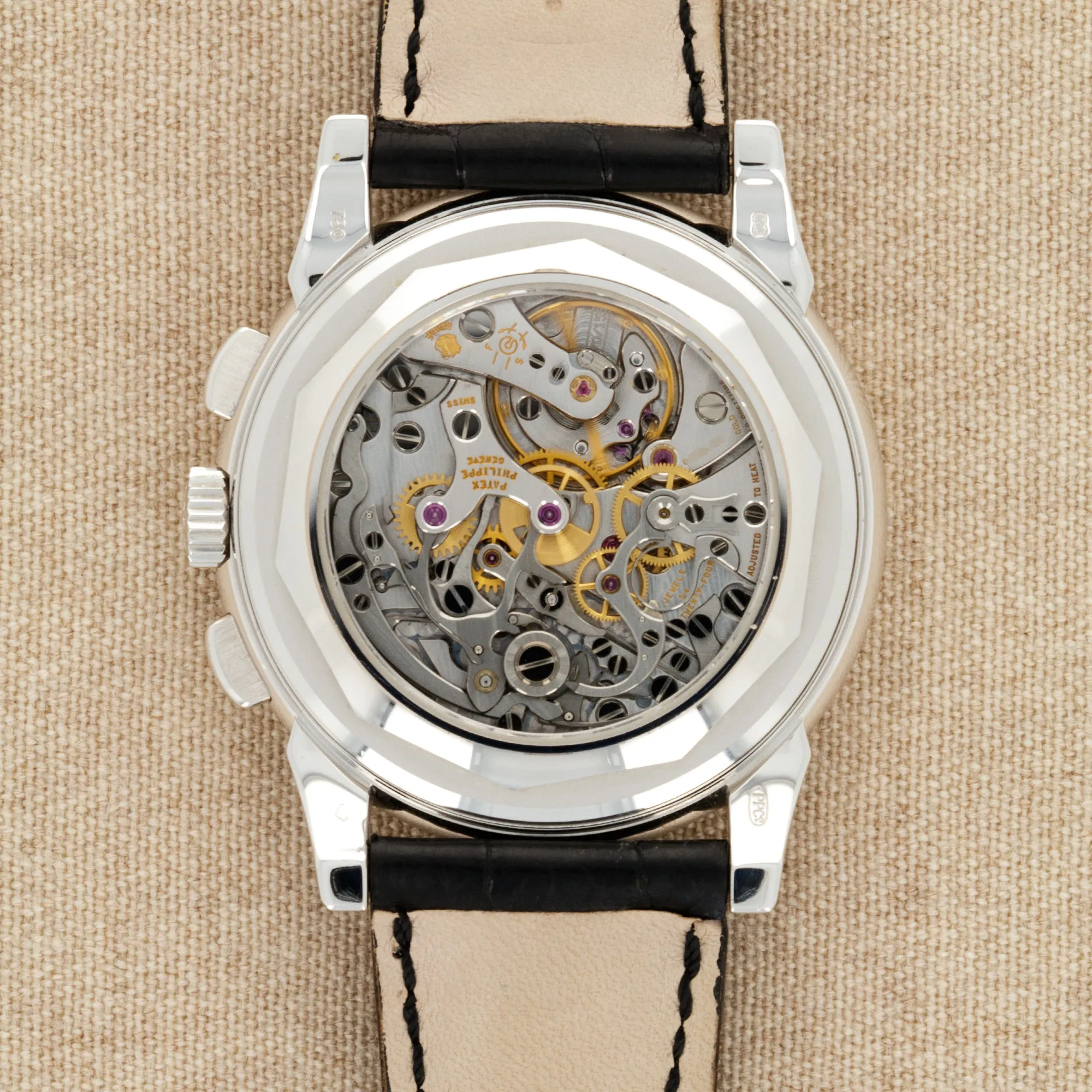 Patek Philippe White Gold Perpetual Calendar Chronograph Watch Ref. 5970