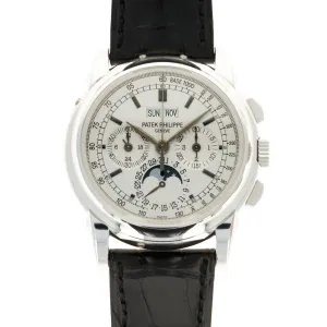Patek Philippe White Gold Perpetual Calendar Chronograph Watch Ref. 5970