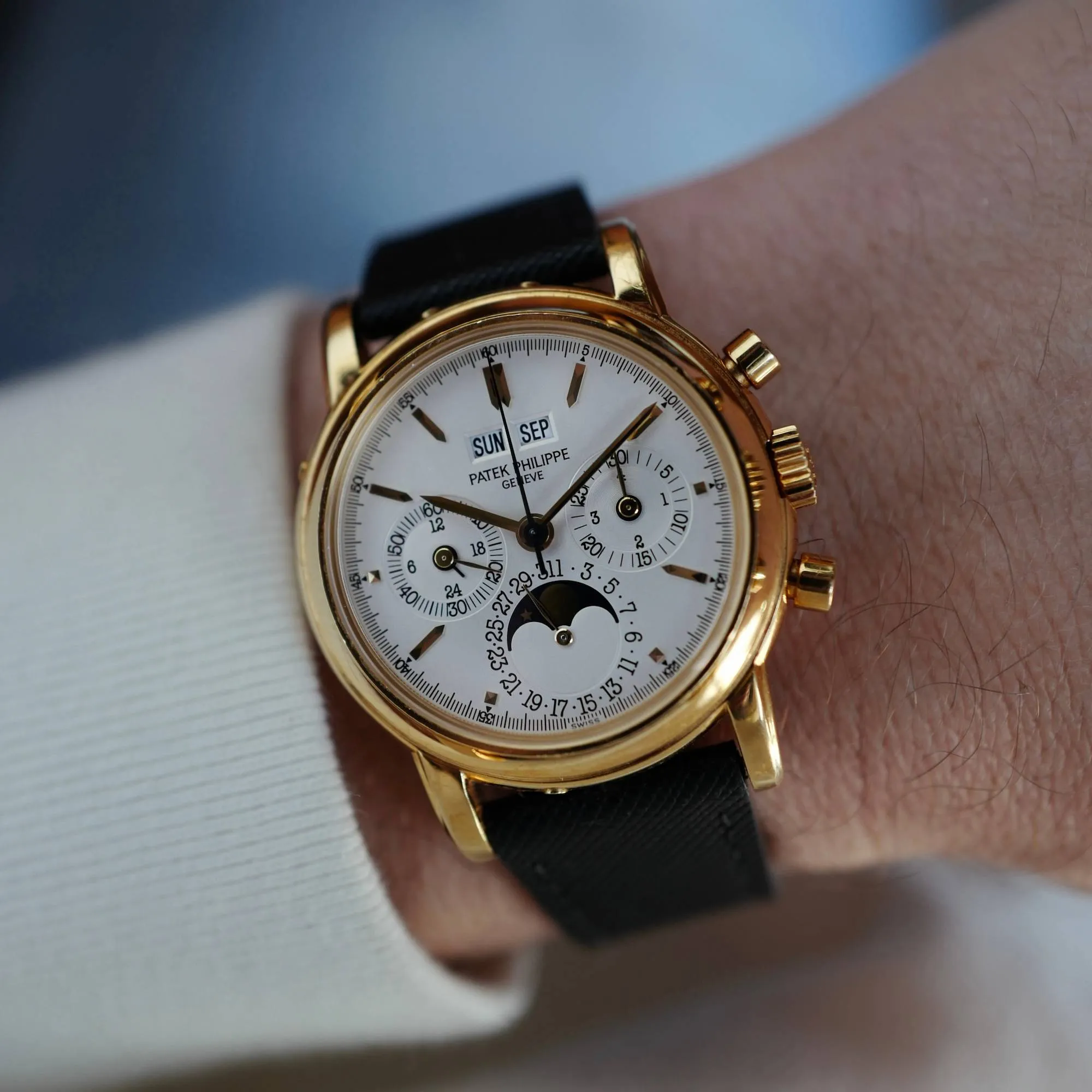 Patek Philippe Yellow Gold Chronograph Ref. 3970, Fourth Series