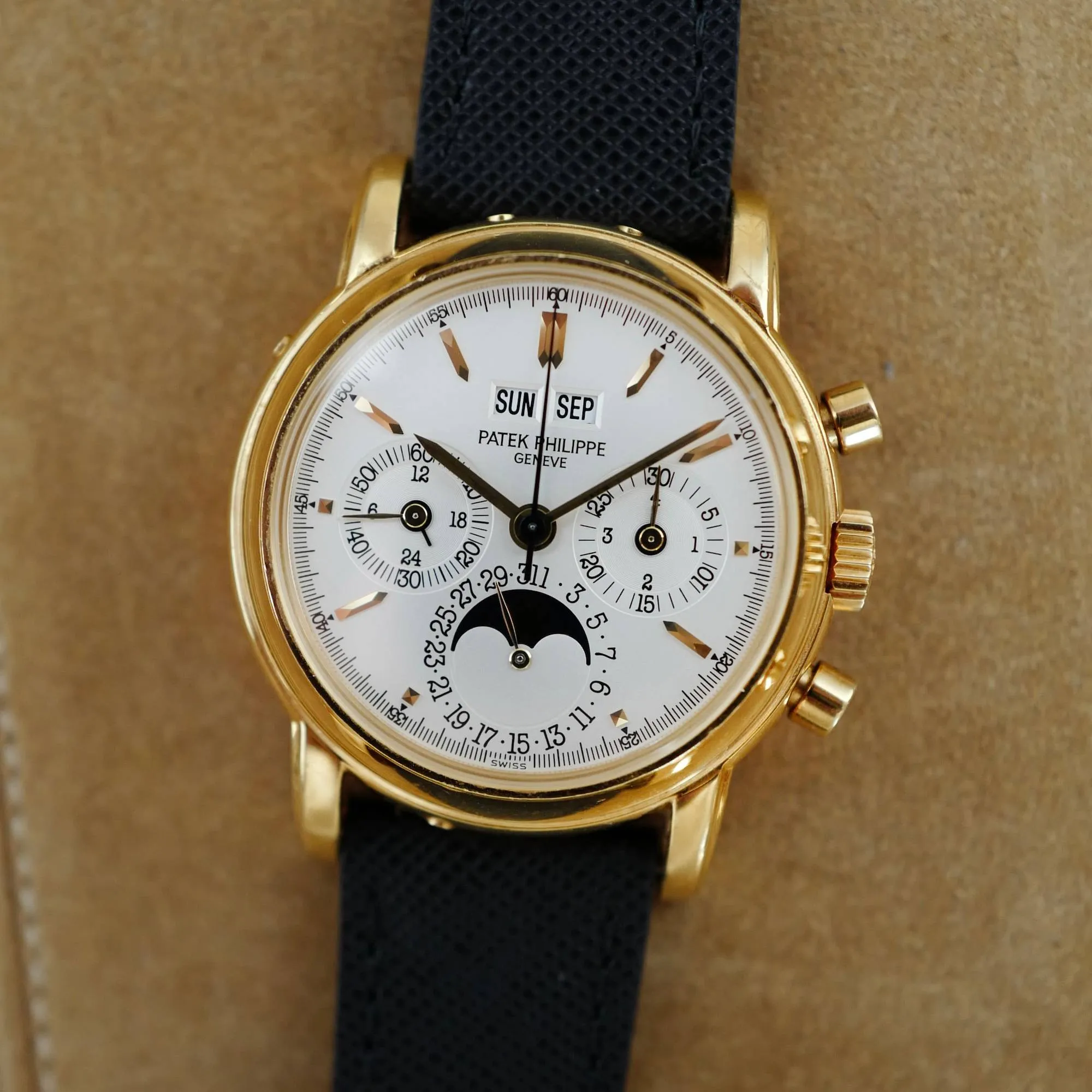 Patek Philippe Yellow Gold Chronograph Ref. 3970, Fourth Series