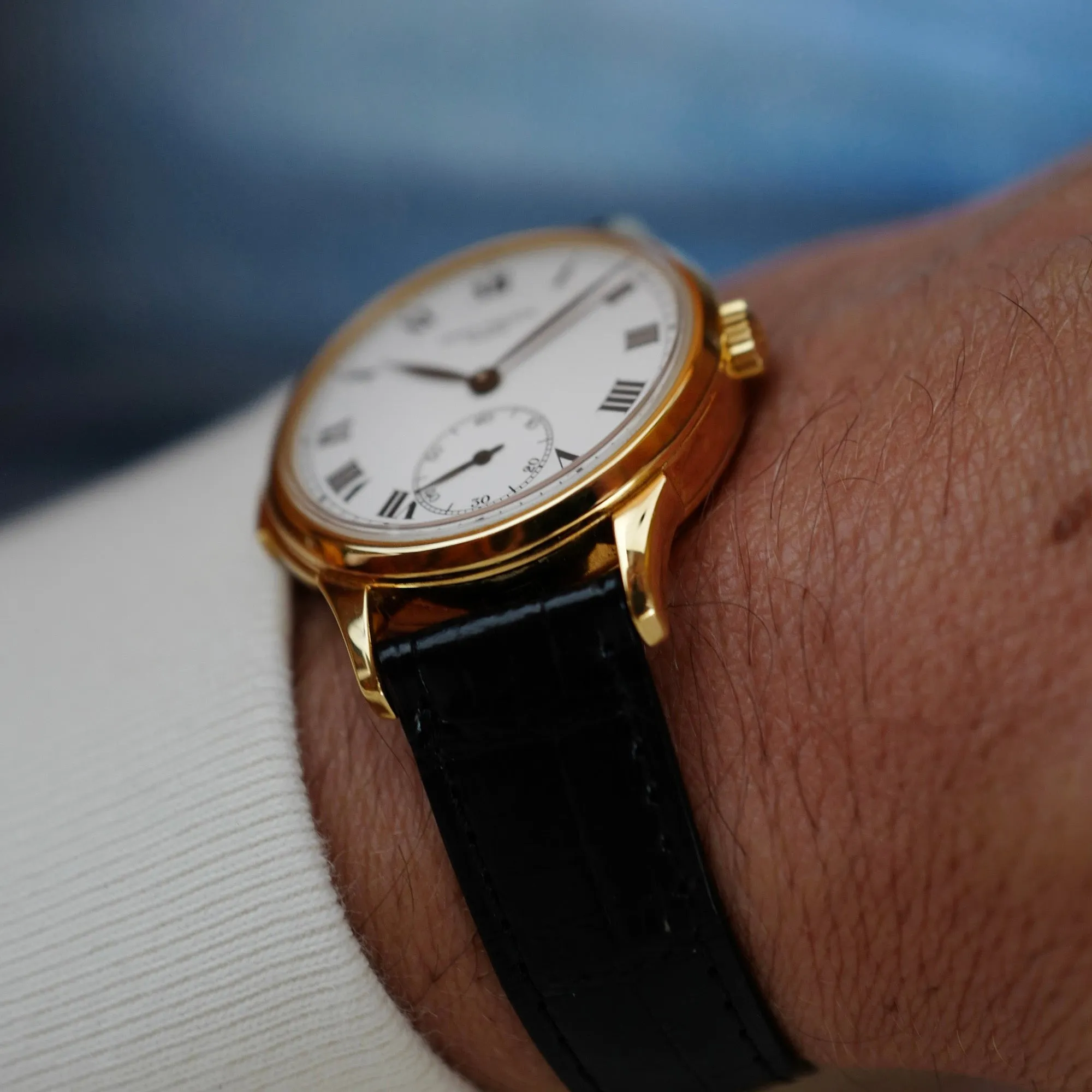 Patek Philippe Yellow Gold Minute Repeater Enamel Watch Ref. 3979 (New Arrival)