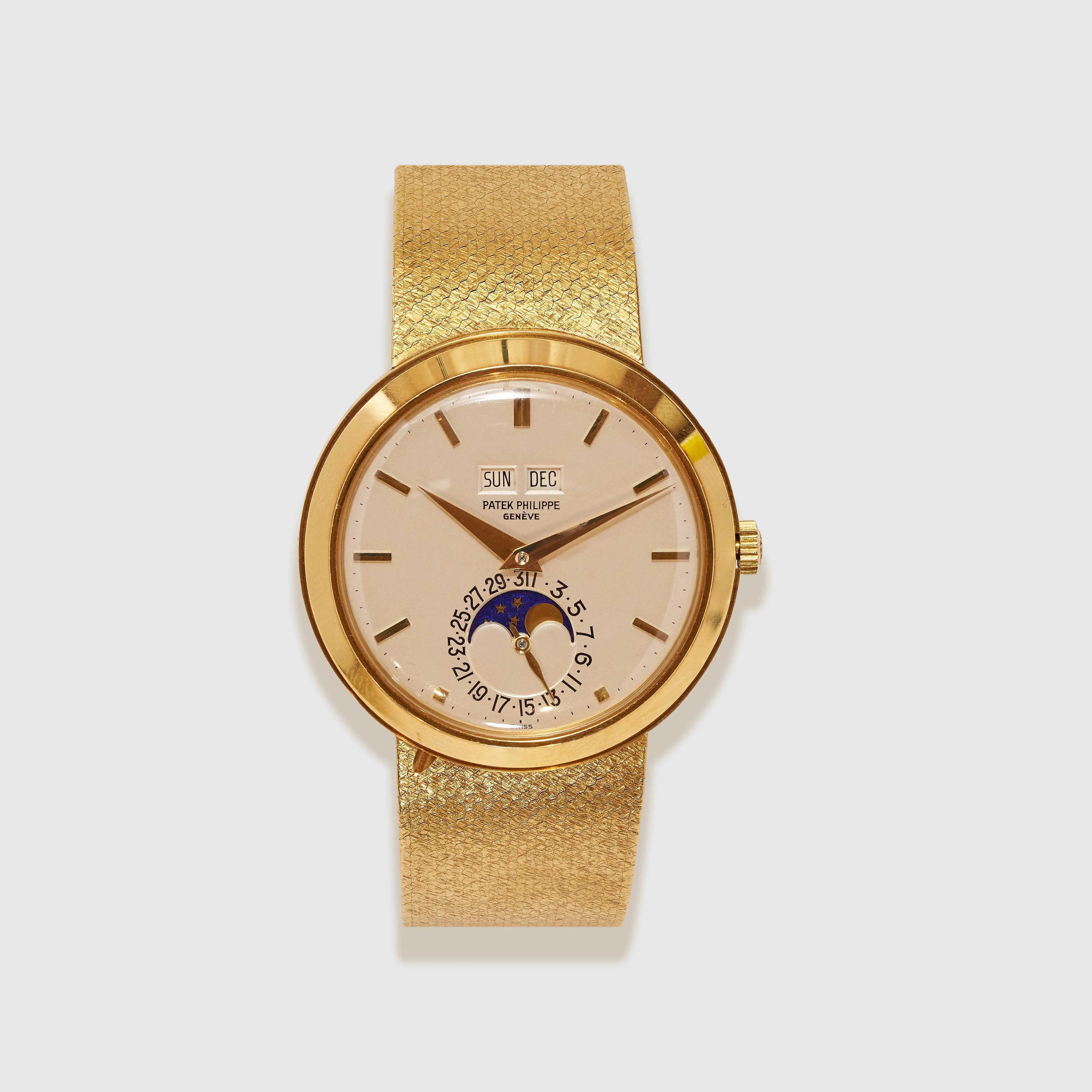 Patek Philippe Yellow Gold Perpetual Calendar Ref. 3448 on a Bracelet (Private Sale)