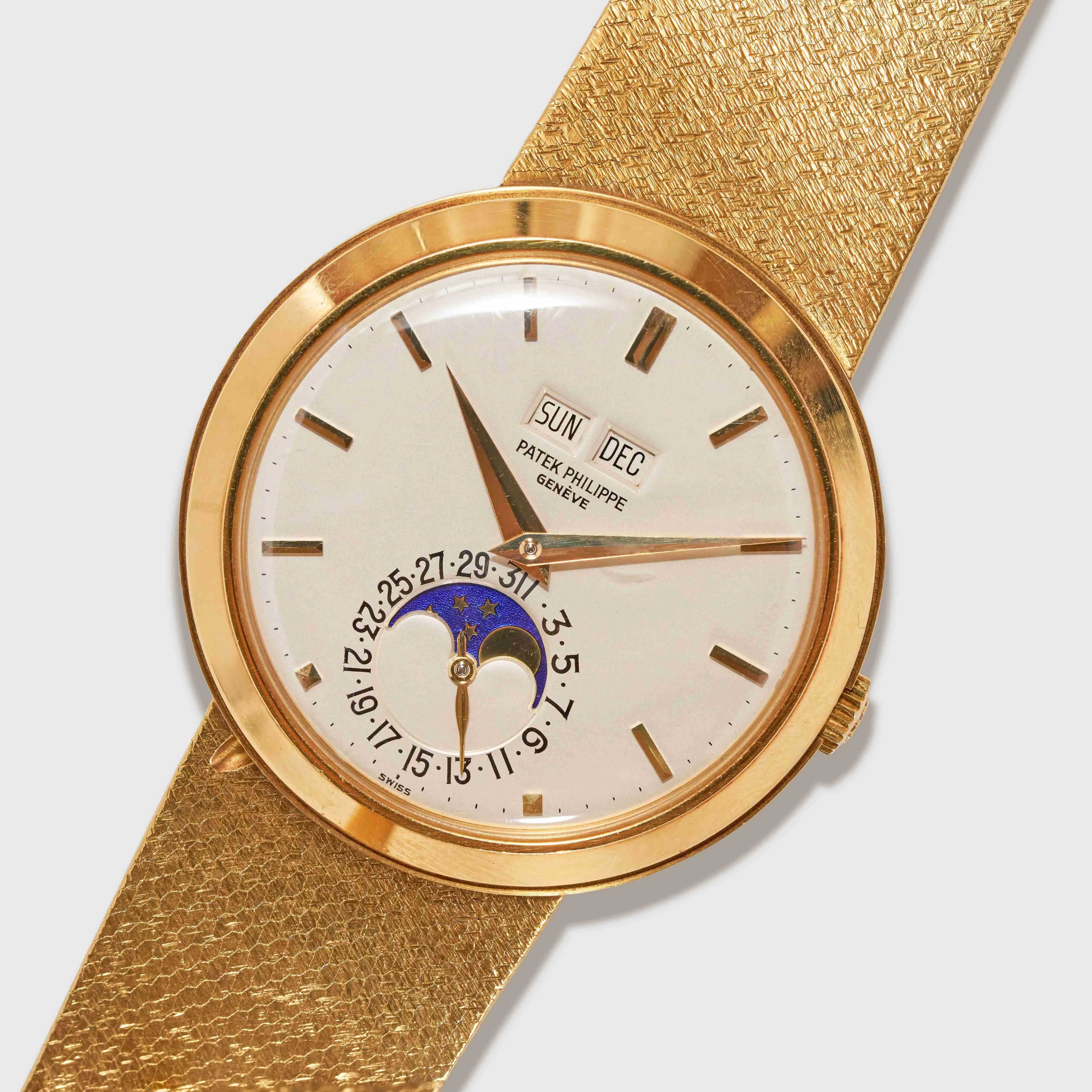 Patek Philippe Yellow Gold Perpetual Calendar Ref. 3448 on a Bracelet (Private Sale)