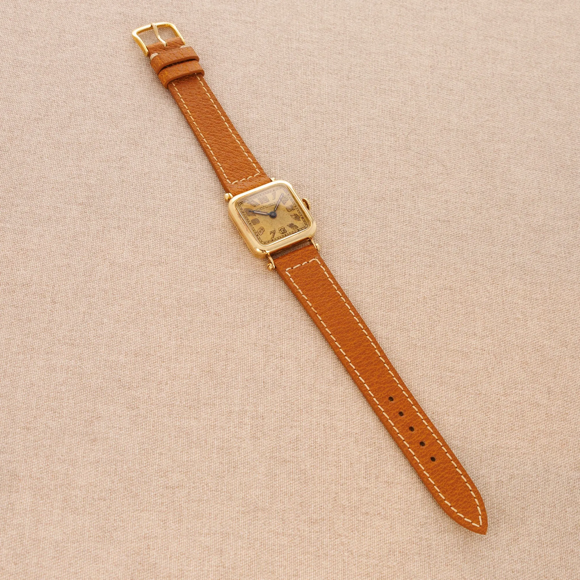 Patek Philippe Yellow Gold Square Watch Ref. 5 from 1920
