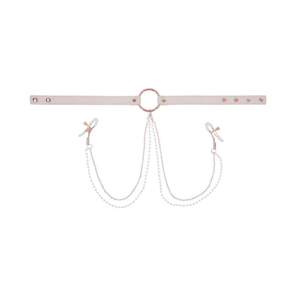 Peaches 'n Cream Collar and Nipple Clamps