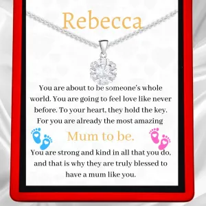 Personalised Mum To Be - Everbloom Necklace - mumtobe