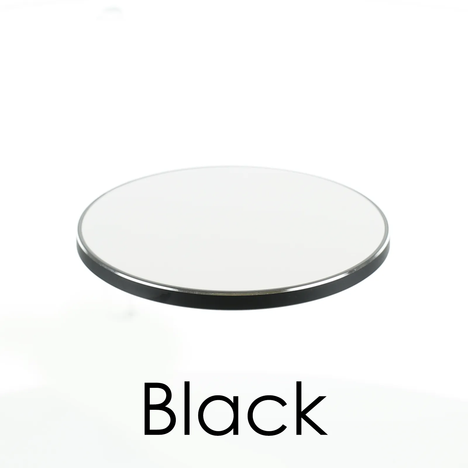 Personalised Wireless Charger with Gold Initials on Pink and Gold Infused Black Marble
