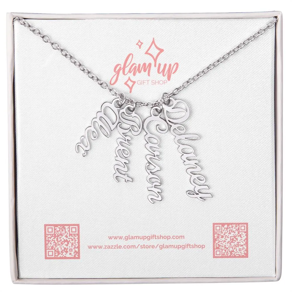 Personalized Multi Name Necklace