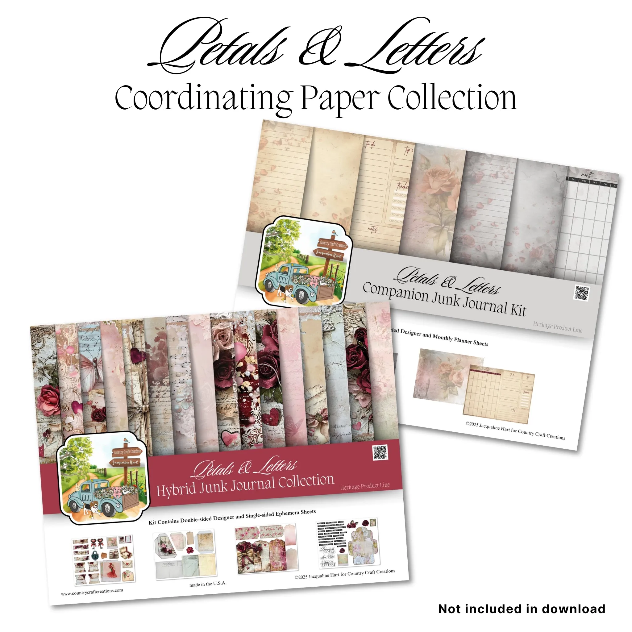 Petals & Letters Bookmarks Printable - FREEBIE