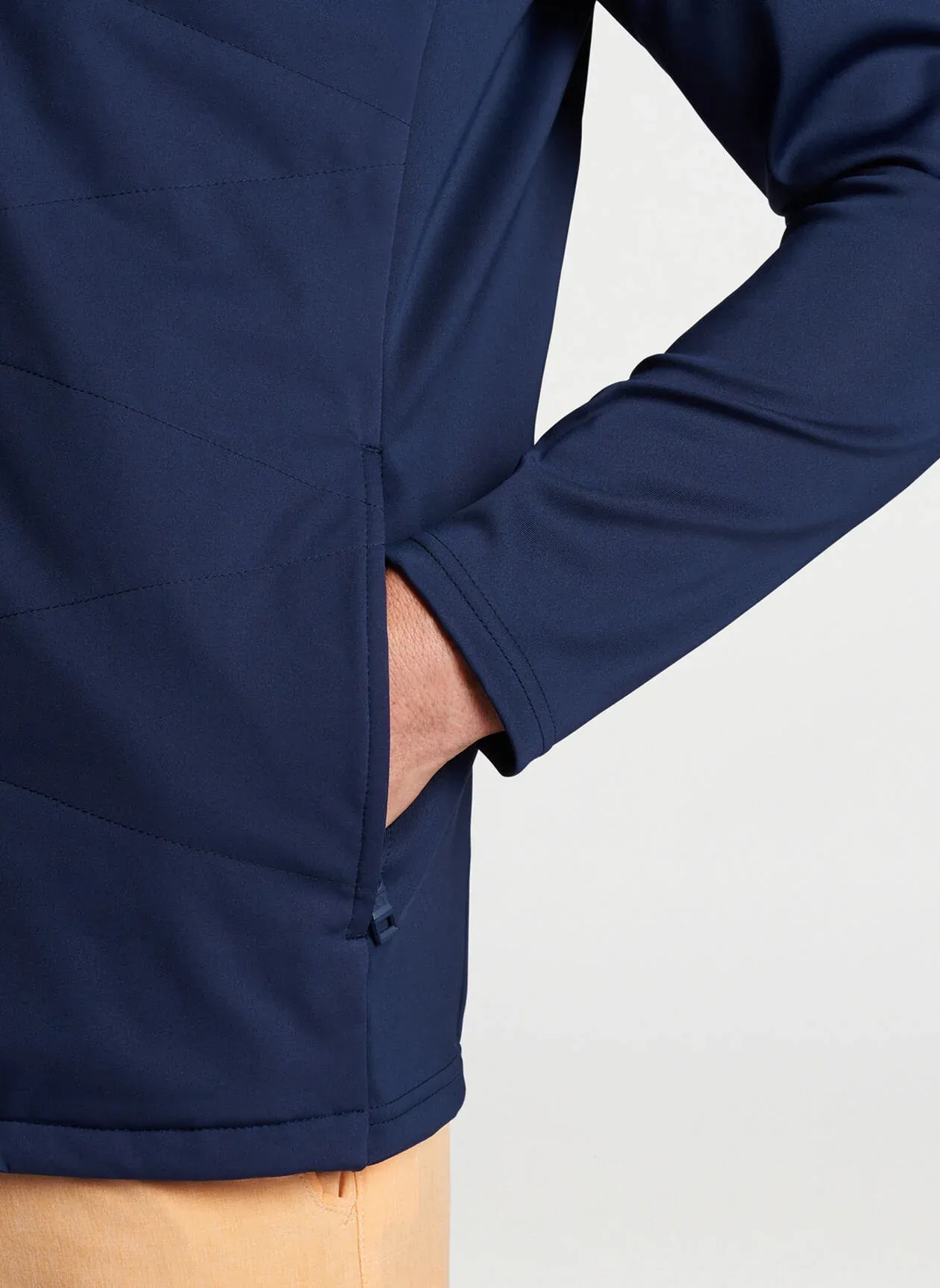 Peter Millar Mens Classic Fit  ENDEAVOUR HYBRID JACKET - NAVY