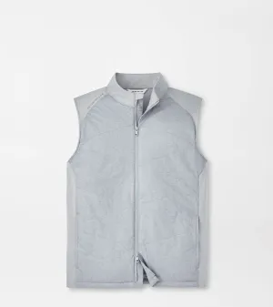 Peter Millar Mens Classic Fit Venture Hybrid Vest - GALE GREY