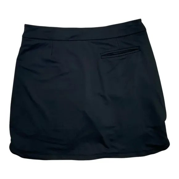 Peter Millar Women's Crown Sport Alice Petal Hem Skort Black Medium 18”
