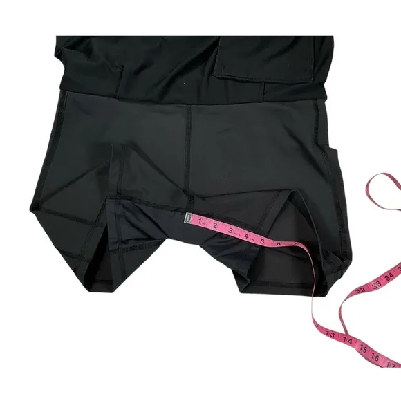Peter Millar Women's Crown Sport Alice Petal Hem Skort Black Medium 18”