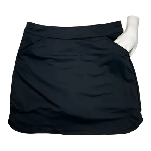 Peter Millar Women's Crown Sport Alice Petal Hem Skort Black Medium 18”