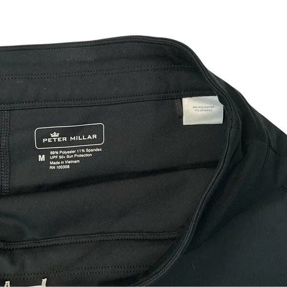 Peter Millar Women's Crown Sport Alice Petal Hem Skort Black Medium 18”
