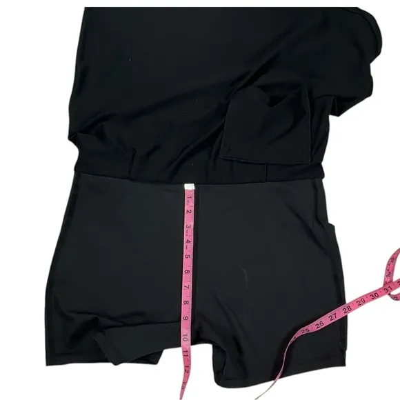 Peter Millar Women's Crown Sport Alice Petal Hem Skort Black Medium 18”