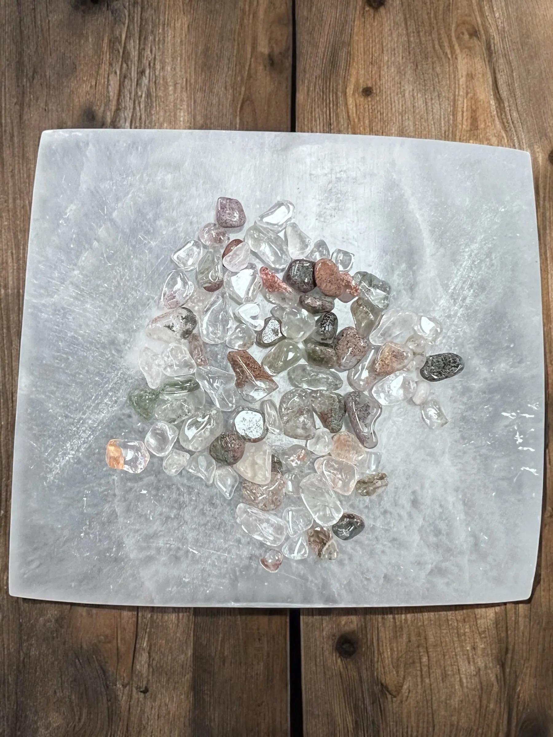Phantom Quartz Gemstone Chips