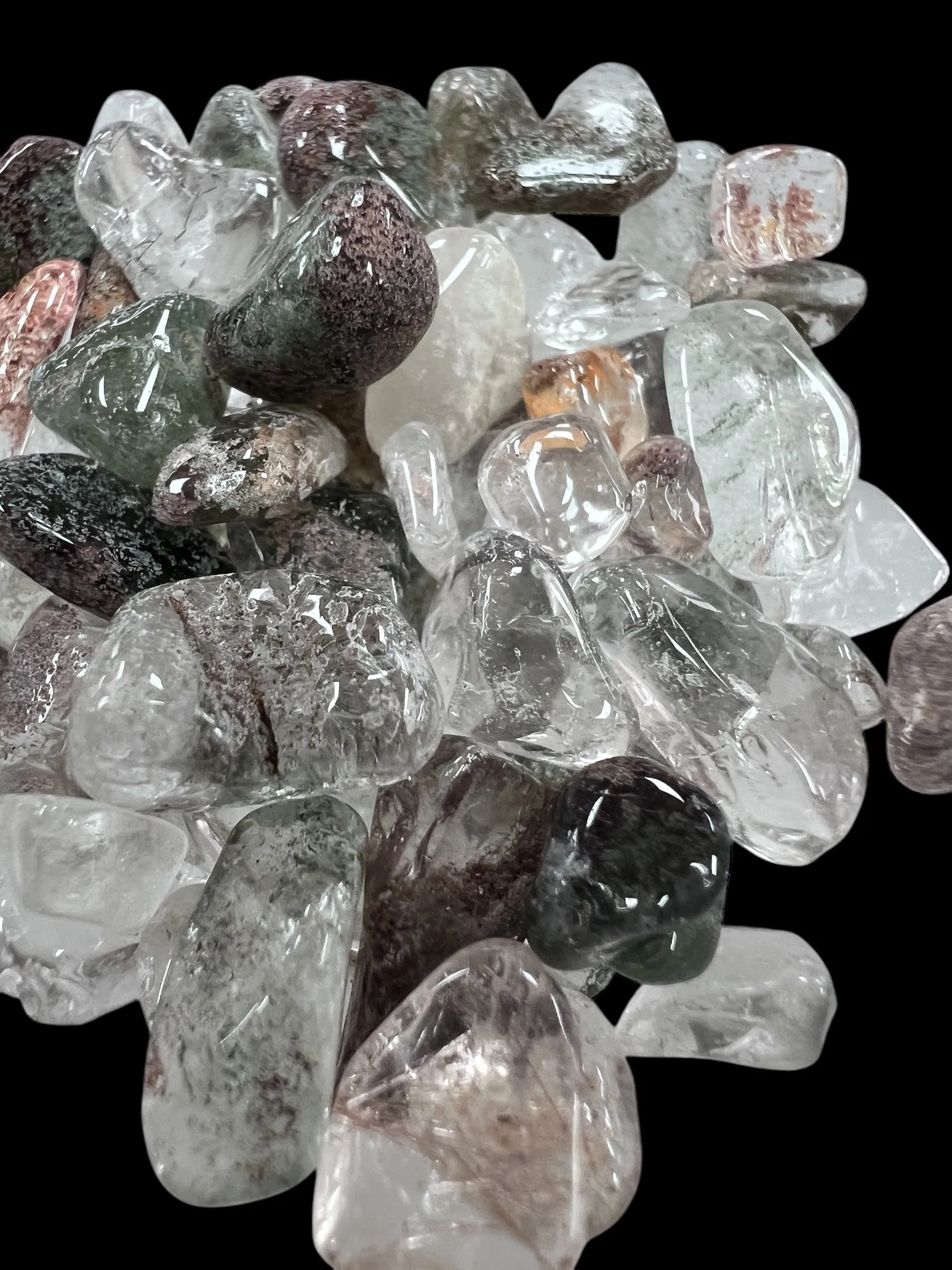Phantom Quartz Gemstone Chips