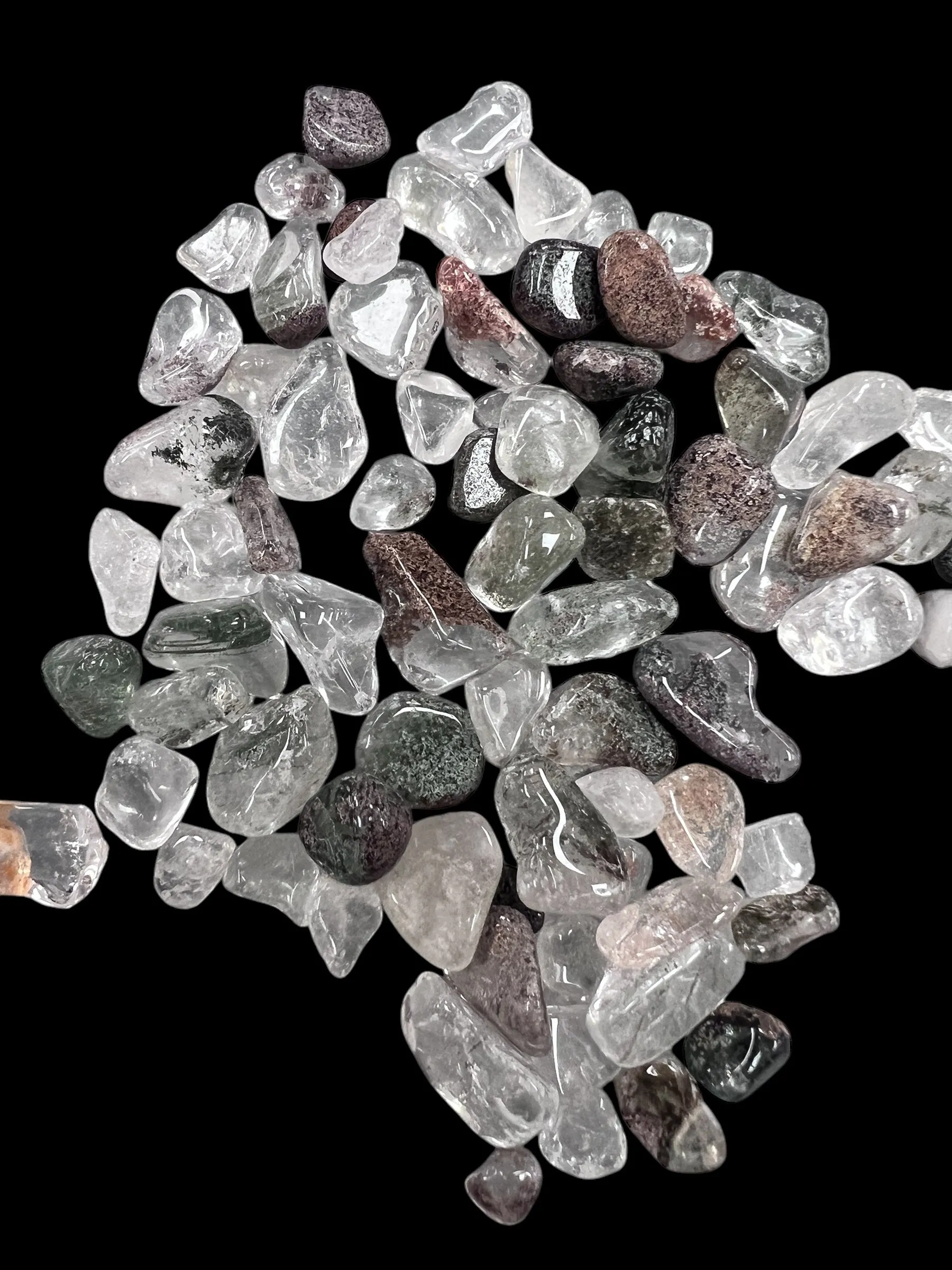 Phantom Quartz Gemstone Chips