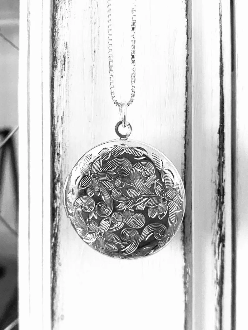 Photo and Handwriting Locket with optional engraving