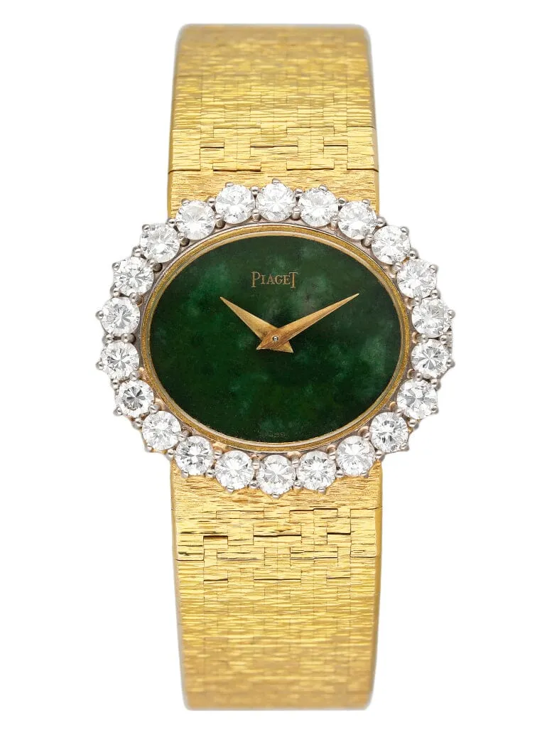 Piaget 9330A6 Diamond Jade Dial Ladies Watch