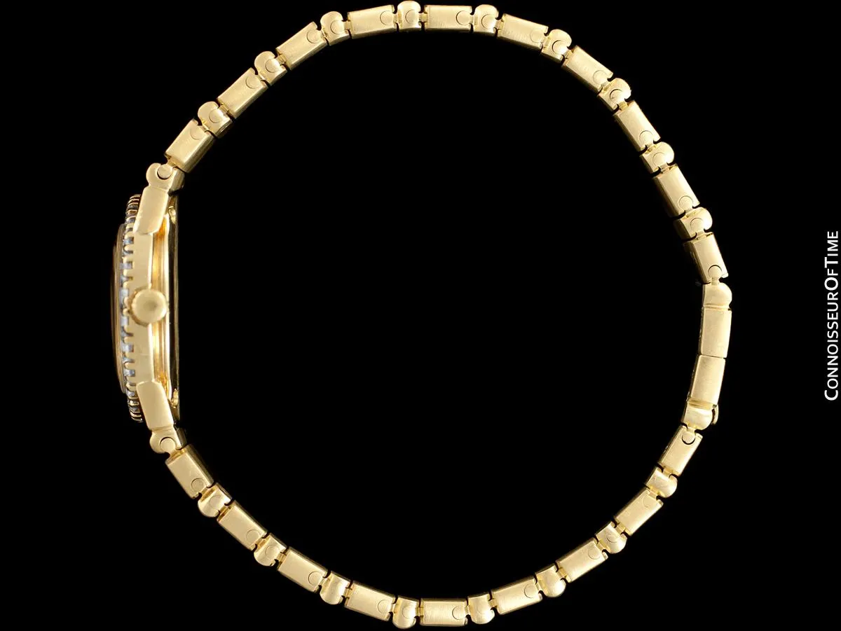 Piaget Polo Ladies Bracelet Watch - 18K Gold & Original Factory Piaget Diamonds
