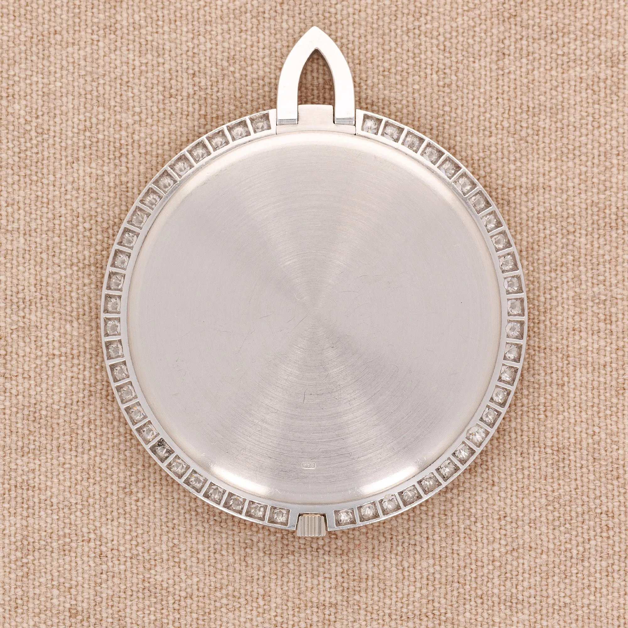 Piaget White Gold and Opal Pendant Watch