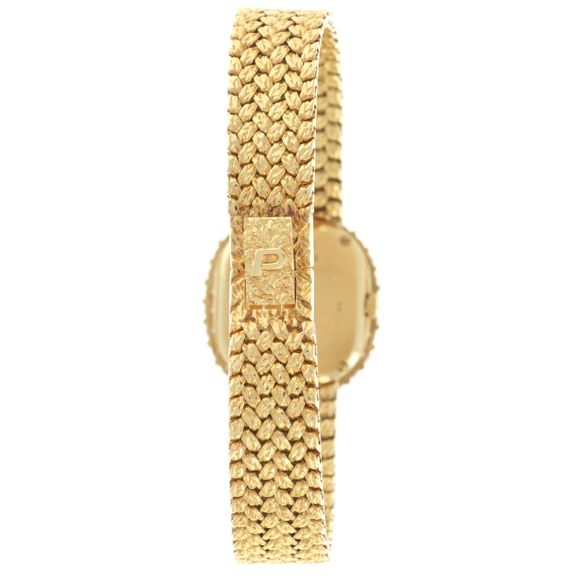 Piaget Yellow Gold Diamond Watch, 1970s