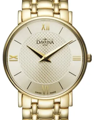 Pianos II Quartz PVD Swiss-Made Guilloche Silver Gold Ladies Watch 16858235