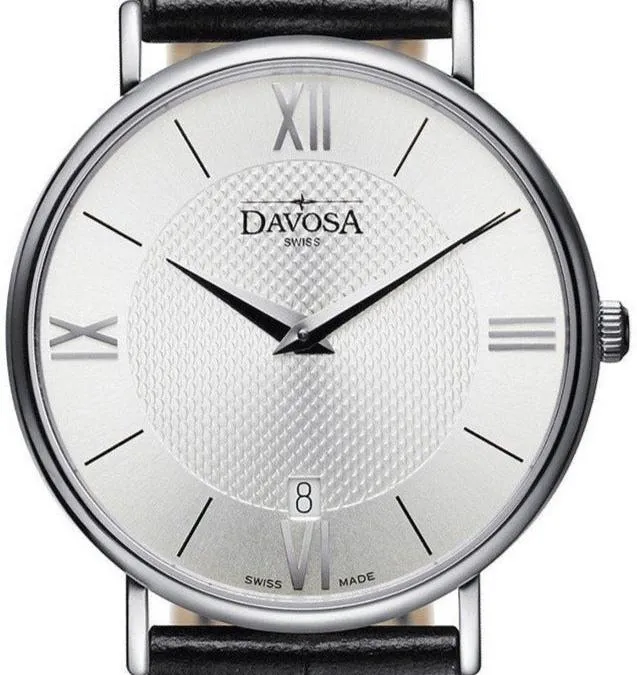 Pianos II Quartz Swiss-Made Silver Executive Watch 16248515
