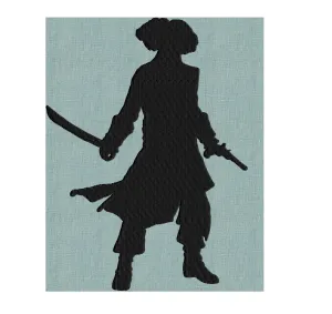 PIRATE Embroidery Design - EMBROIDERY Design FILE - Instant download - fun stuff