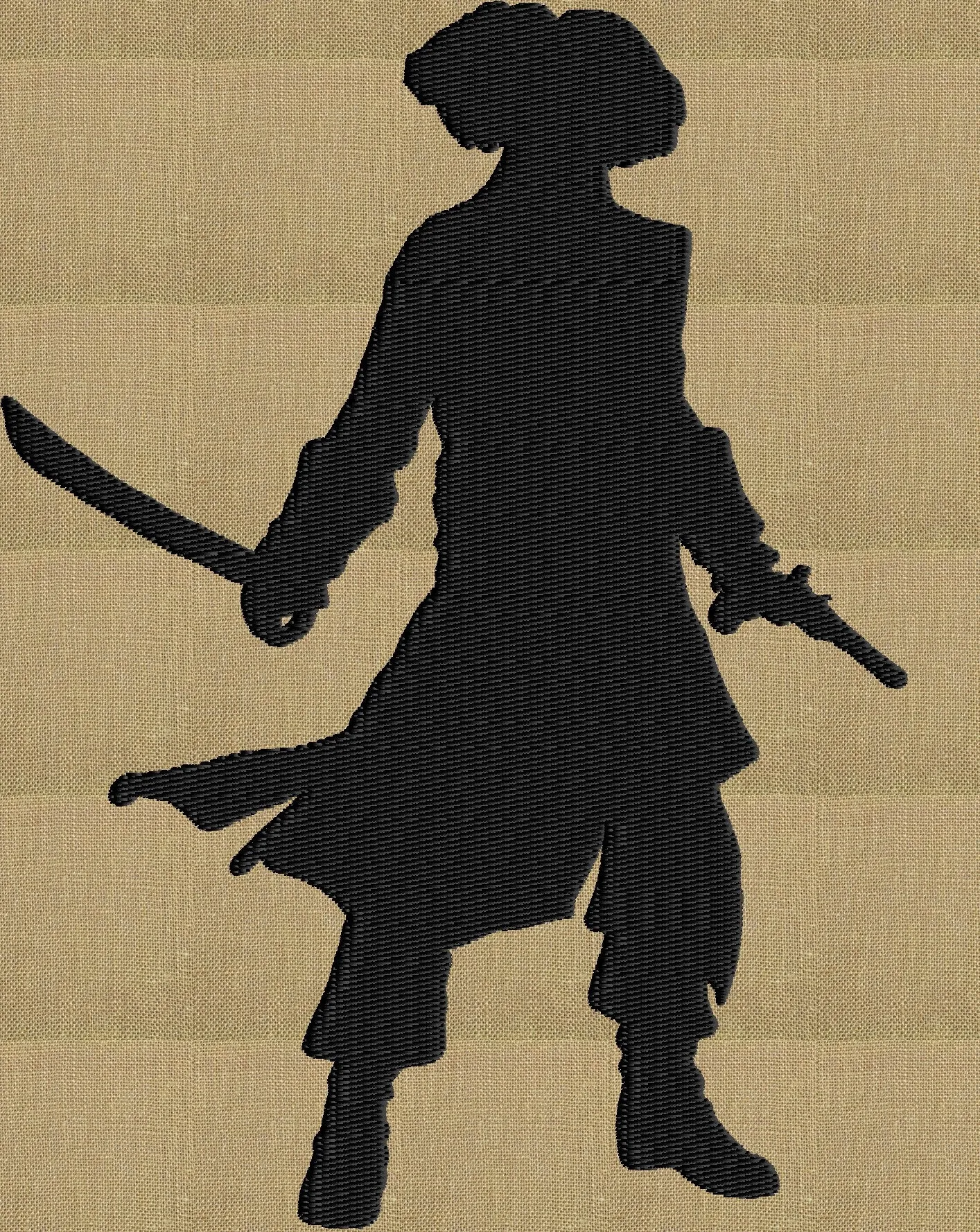 PIRATE Embroidery Design - EMBROIDERY Design FILE - Instant download - fun stuff