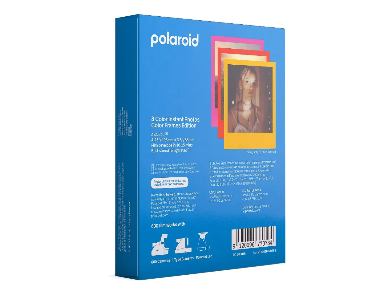 Polaroid 600 Film - Colour Frames