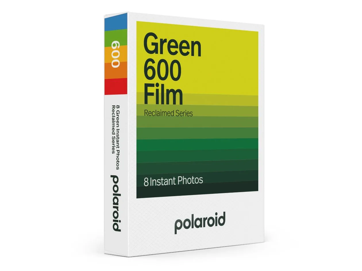Polaroid 600 Film - Green (Reclaimed Series)