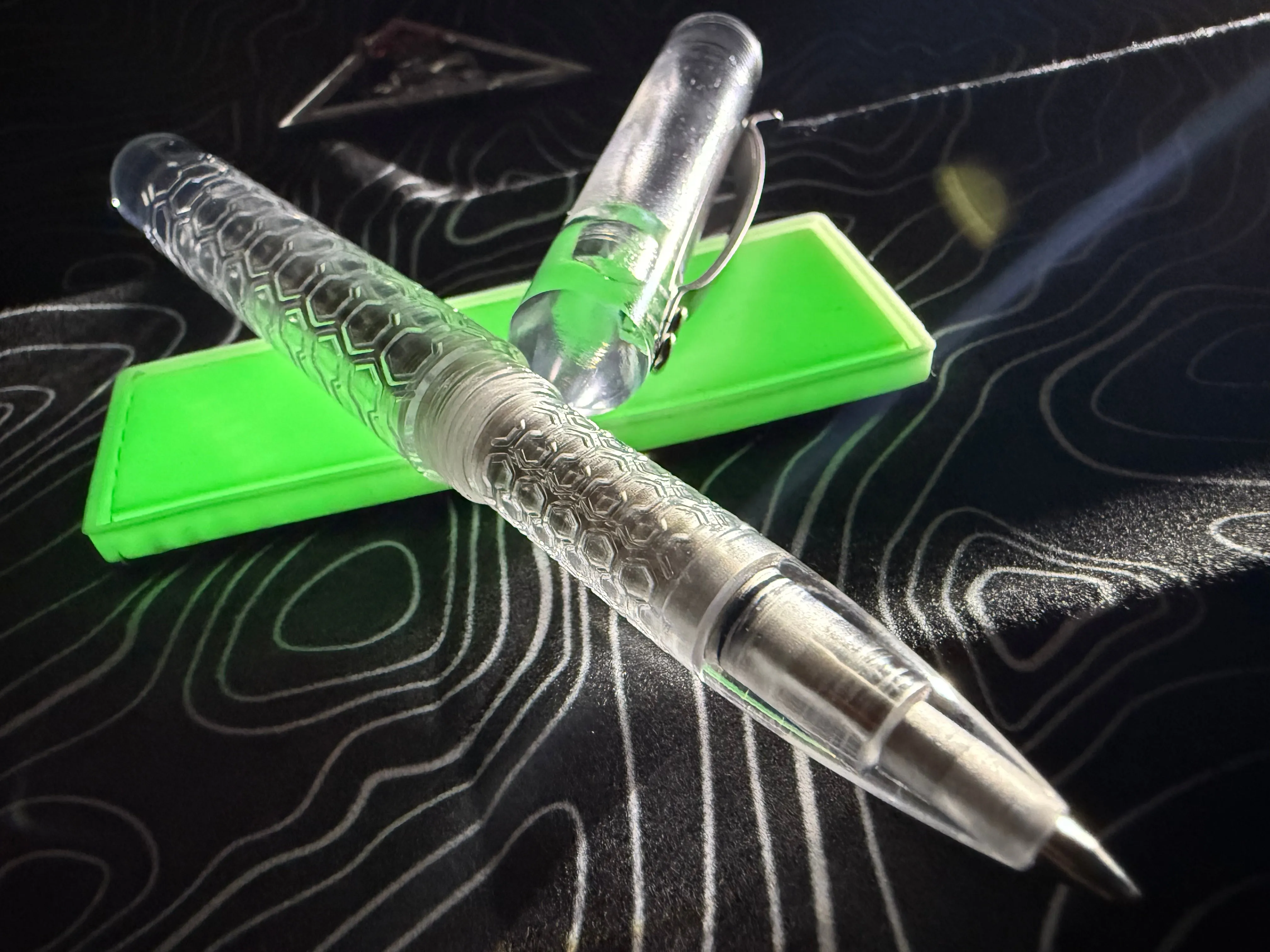 Polycarbonate Embassy Pen ( Vapor Polish Clear Finish )