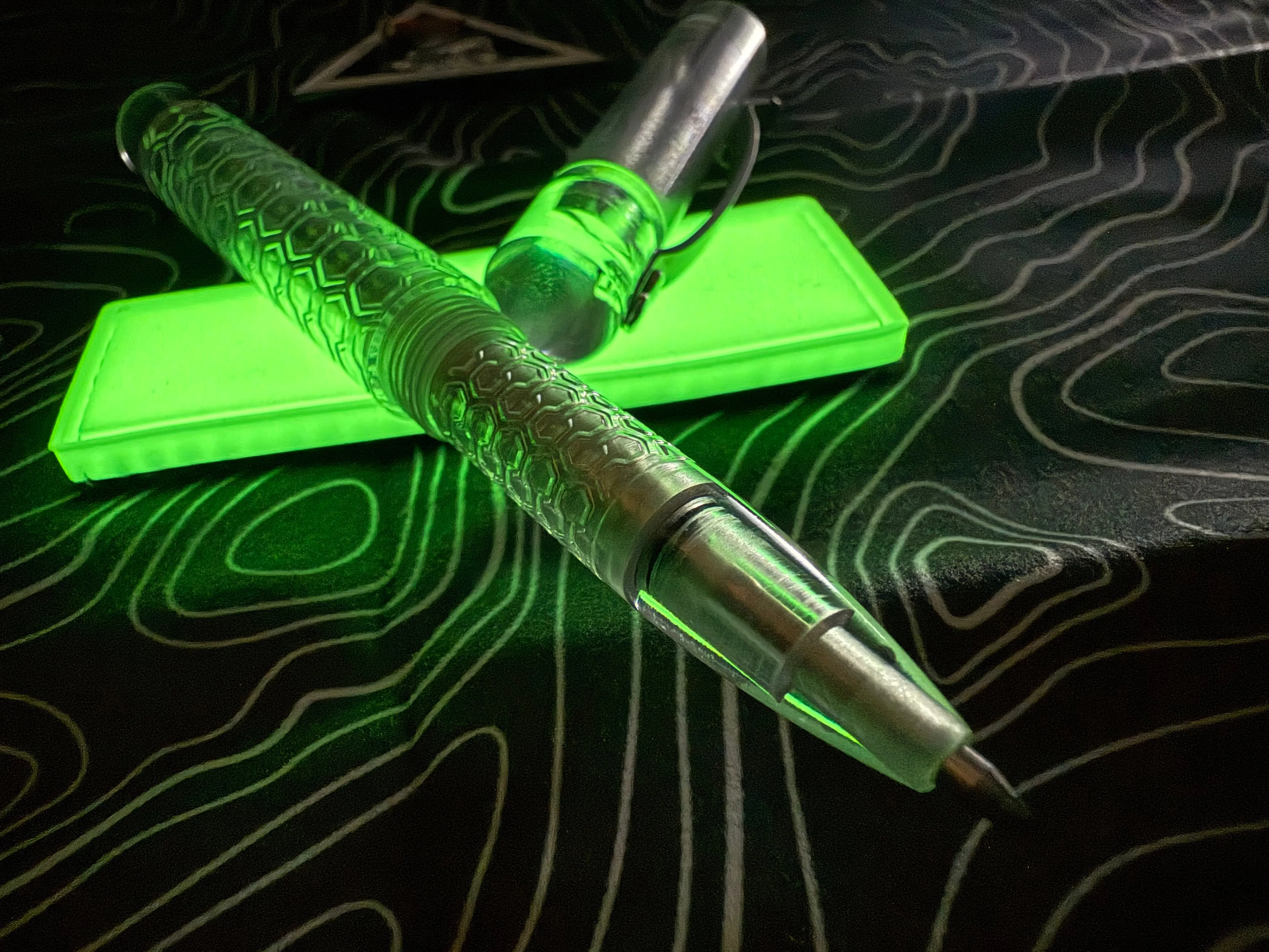 Polycarbonate Embassy Pen ( Vapor Polish Clear Finish )