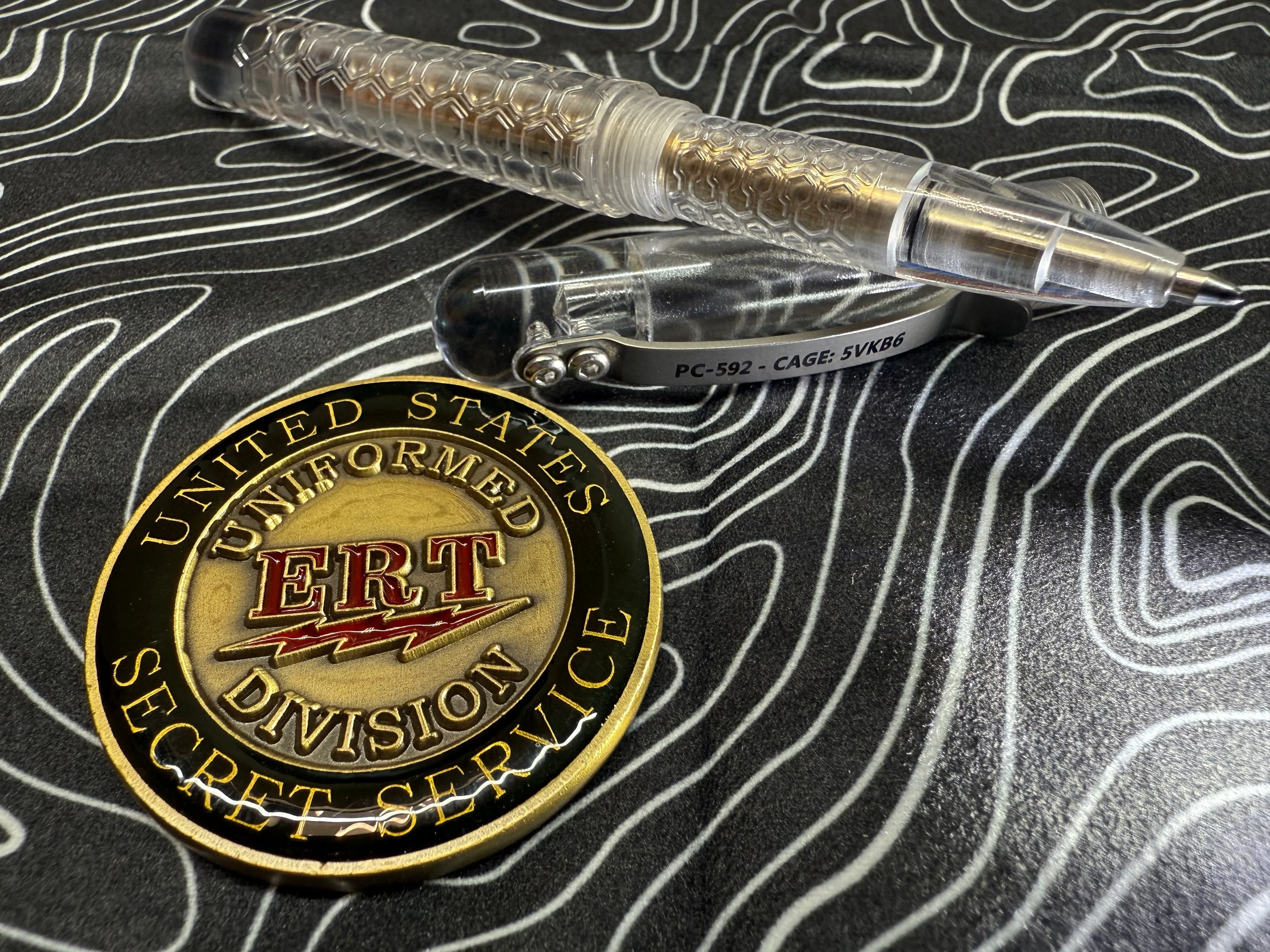 Polycarbonate Embassy Pen ( Vapor Polish Clear Finish )